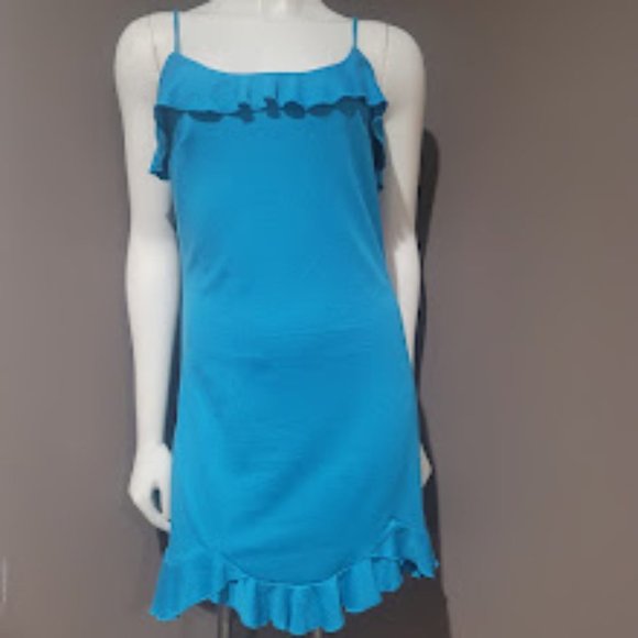 Betsey Johnson Cut It Out Bow Back Mini Dress Sz SM - Picture 2 of 10